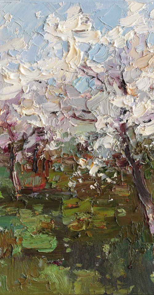 Flowering trees by Anastasiia Valiulina