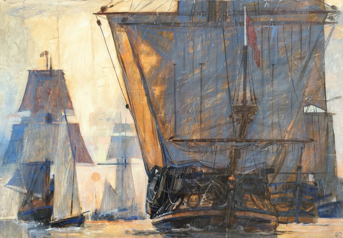 Tall Ships’ Races’ Eve by Olga Kataeva-Rochford
