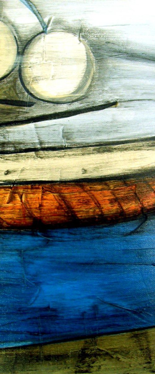 Orange Rope and Buoys by Lil Nutter