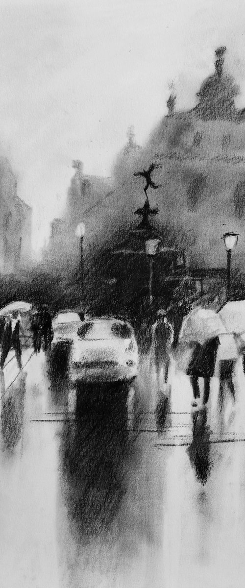 RAINY PICCADILLY by Nicolas GOIA