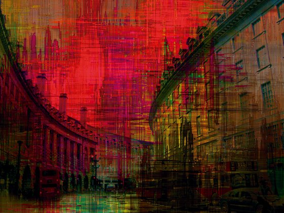 Texturas del mundo, London, Regent St./XL large original artwork