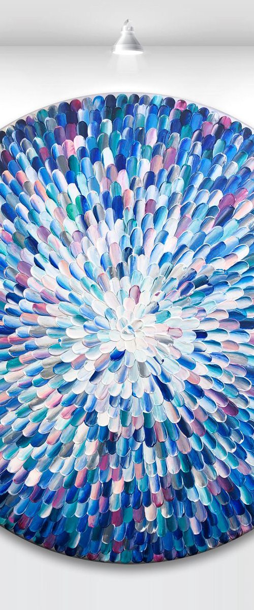 'Orbis lucid III' - 36x36” - commission by Tatiana Georgieva