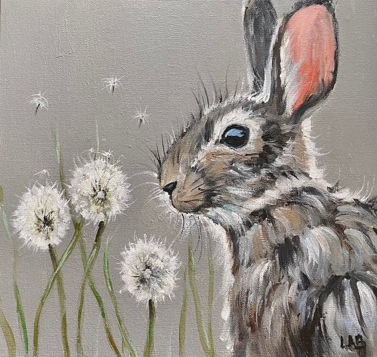 Dandelion rabbit by Louise Brown