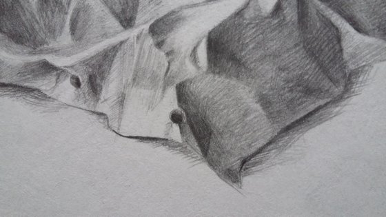 Abstract original pencil drawing #1