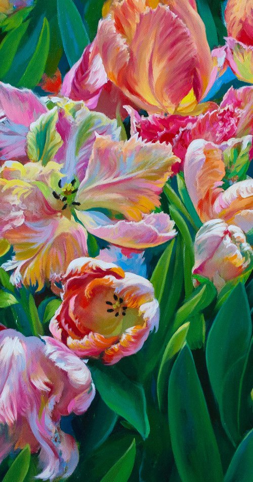 Dancing Tulips by Kolodyazhniy Sergey