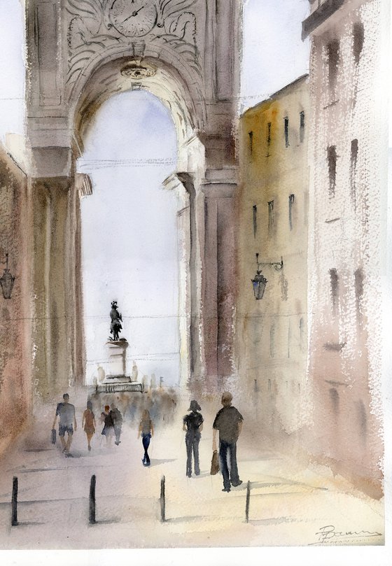 Lisbon's Rua Augusta Arch