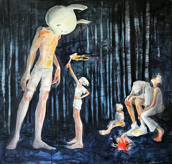 We Waited Until You Came 120x105cm