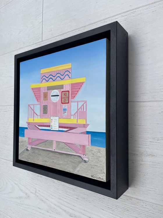 Pink Miami Beach Hut