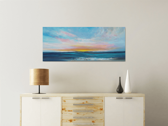 Gentle Skies - seascape, stunning, panoramic