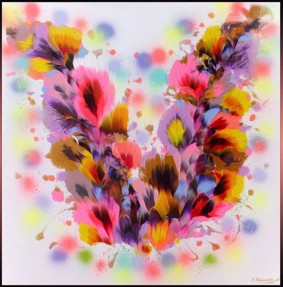 Floral Painting "Spring Flower Festival"