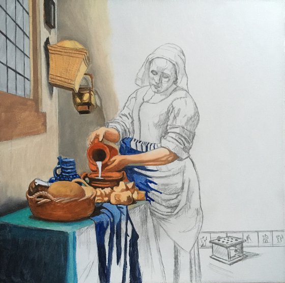 Made to Order Copy — The Milkmaid, Vermeer