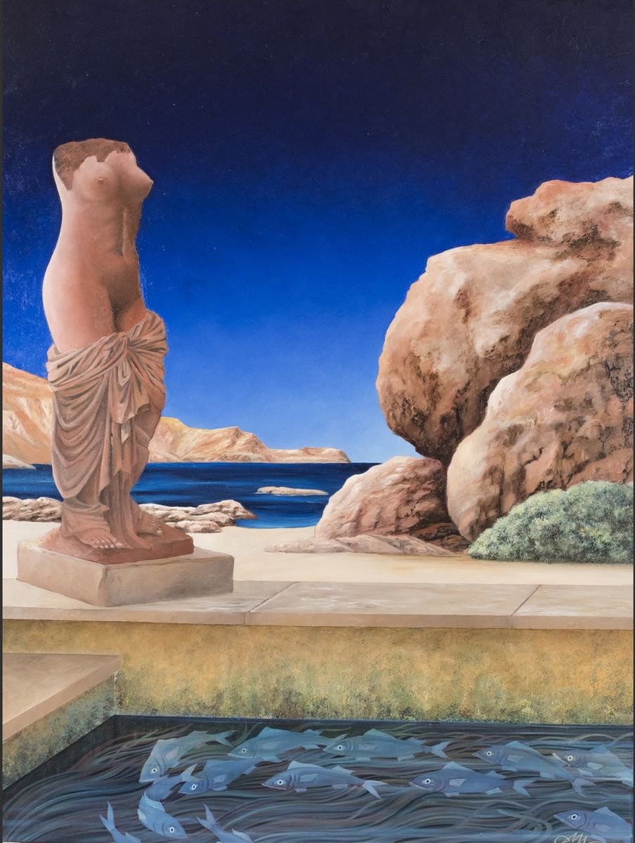Surrealistic Oil Painting , The Aphrodite