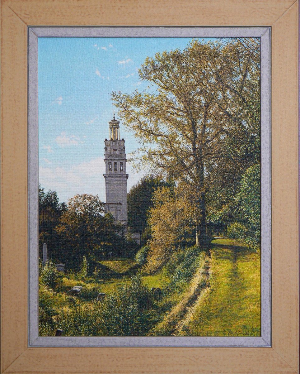 Cityscapes Oil Painting By Paul Simpkins, 16 X 20", Beckford