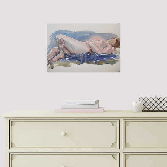 reclining female nude