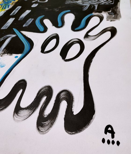 ANIMAL NIGHT 90x130cm