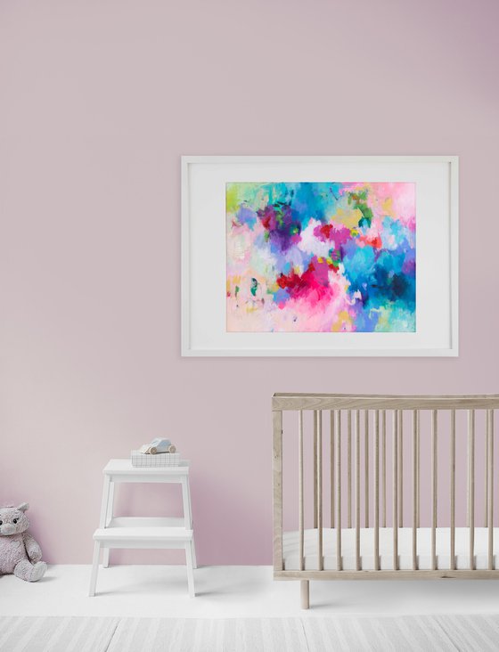 Framed Painting - Be Your Own Rainbow