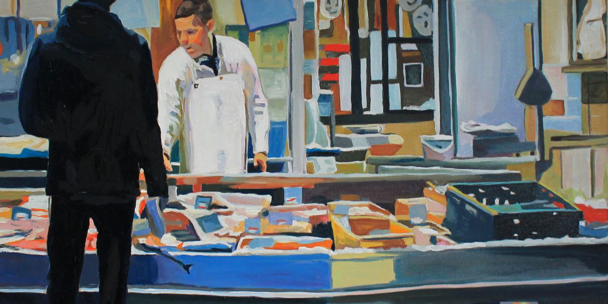 Art of the Day: "Weighing it Up, 2015" by Emma Cownie