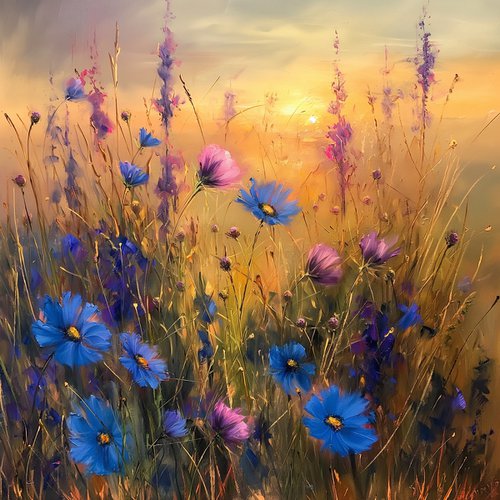 Sunset Blossoms by Liubov Kvashnina