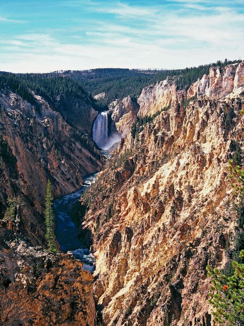 Yellowstone Falls 2 by Alex Cassels