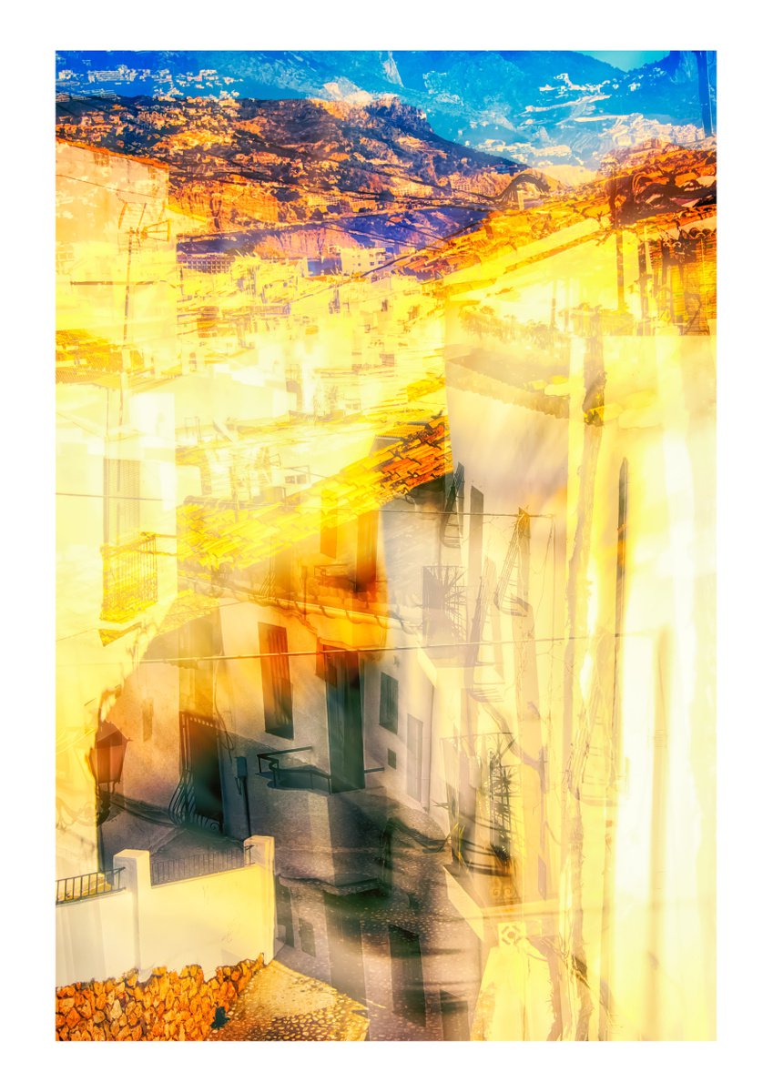 Spanish Streets 12. Abstract Multiple Exposure photography of Traditional Spanish Streets. by Graham Briggs