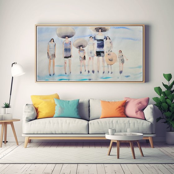Whimsical Beach Figures