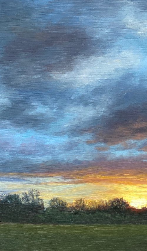 Sunset in Mill Hill Park (XX) by Diana Sandetskaya