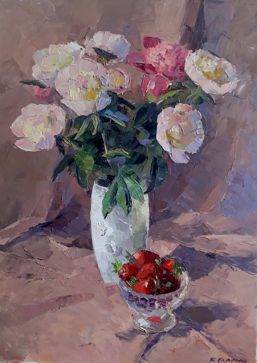Oil painting Gifts of June by Boris Serdyuk