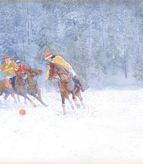Polo game St. Moritz by Simon Kozhin