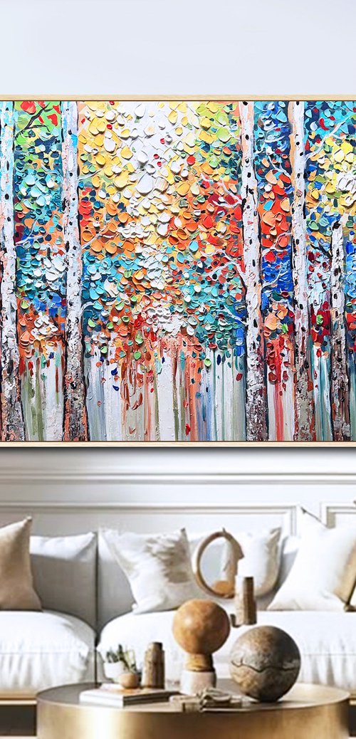 Dreaming Birches by Lana Guise