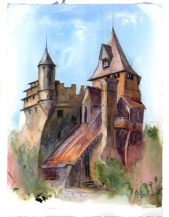 Castillo Aguas Claras sketch