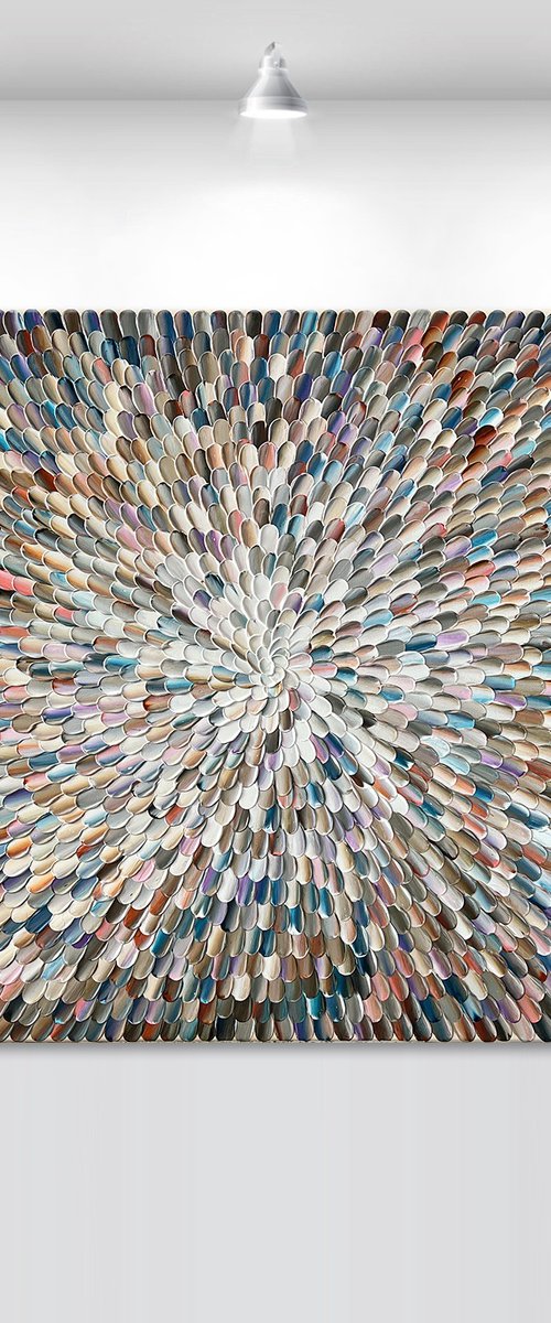 ‘Earthed VI' - 60x36" by Tatiana Georgieva