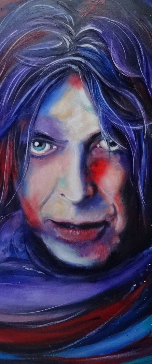 David Bowie,  It's a God awful small affair. by Mel Davies Original Art