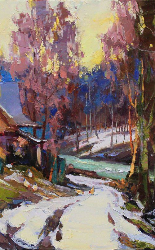 "Spring evening" by Alisa Onipchenko-Cherniakovska