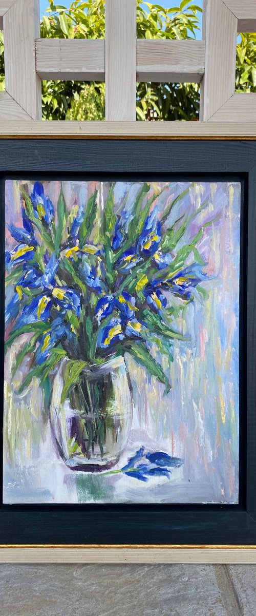 Irises by Olga McNamara