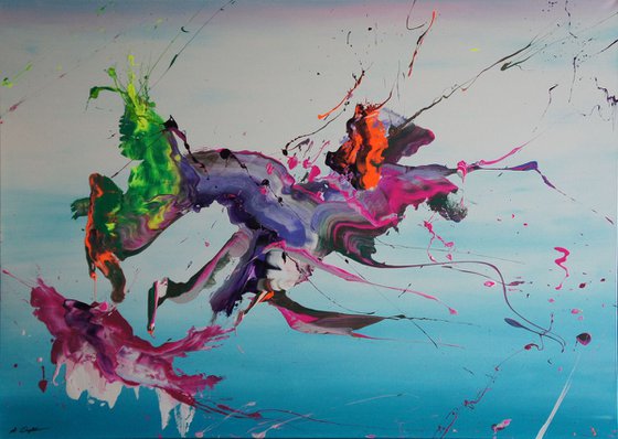 Bird Of Prey (Spirits Of Skies 140018) (140 x 100 cm) XXL (56 x 40 inches)