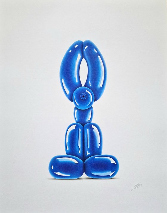 Blue Balloon Dog