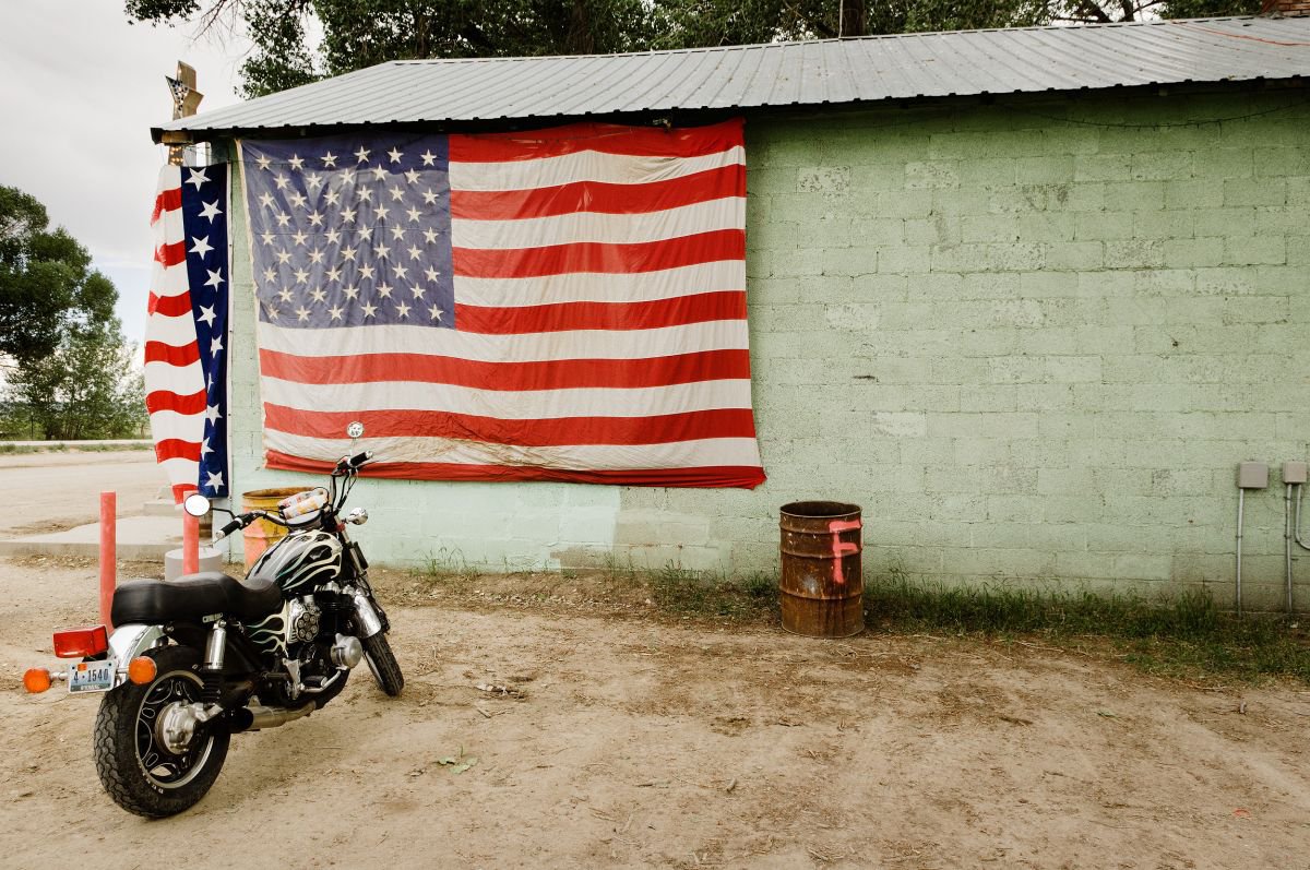 Photorealistic Cityscapes Photograph By Tom Hanslien, 80 X 55", Old Glory I, Original Artwork