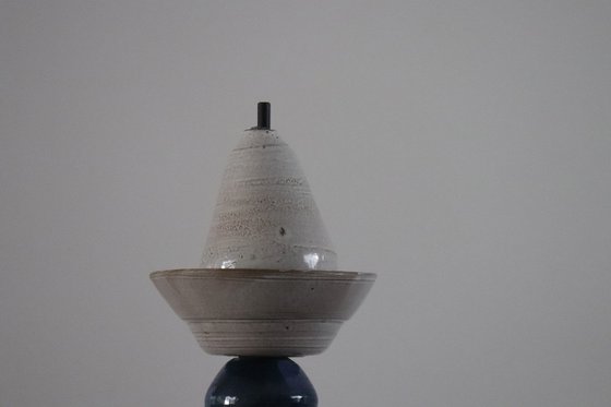 Ceramic sculpture tower N°01