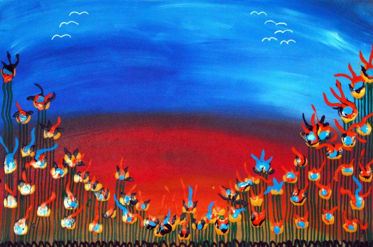 Abstract Landscape 25 By Cb., 37 X 24, Artwork For Sale On Artfinder