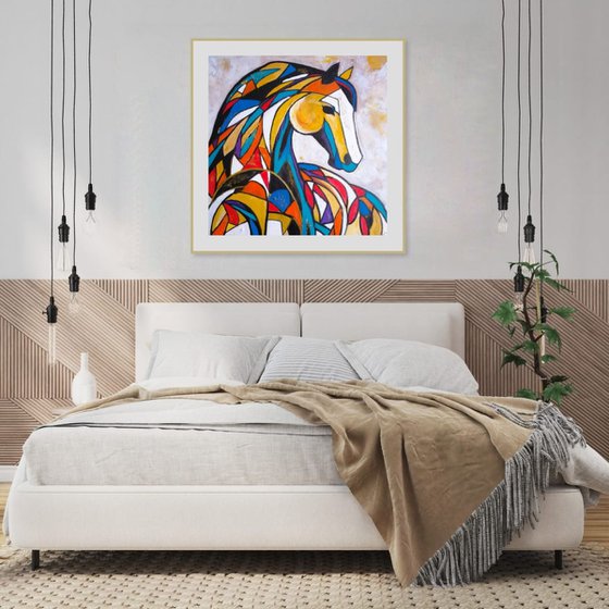 Mosaic Mustang