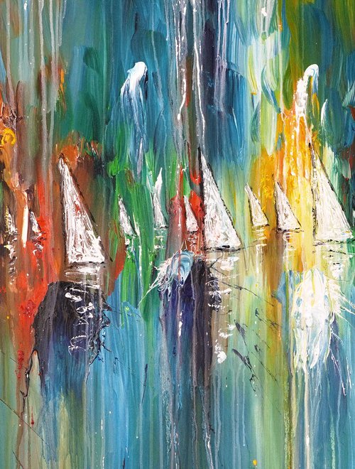 Sail Boats C 12 by Peter Nottrott