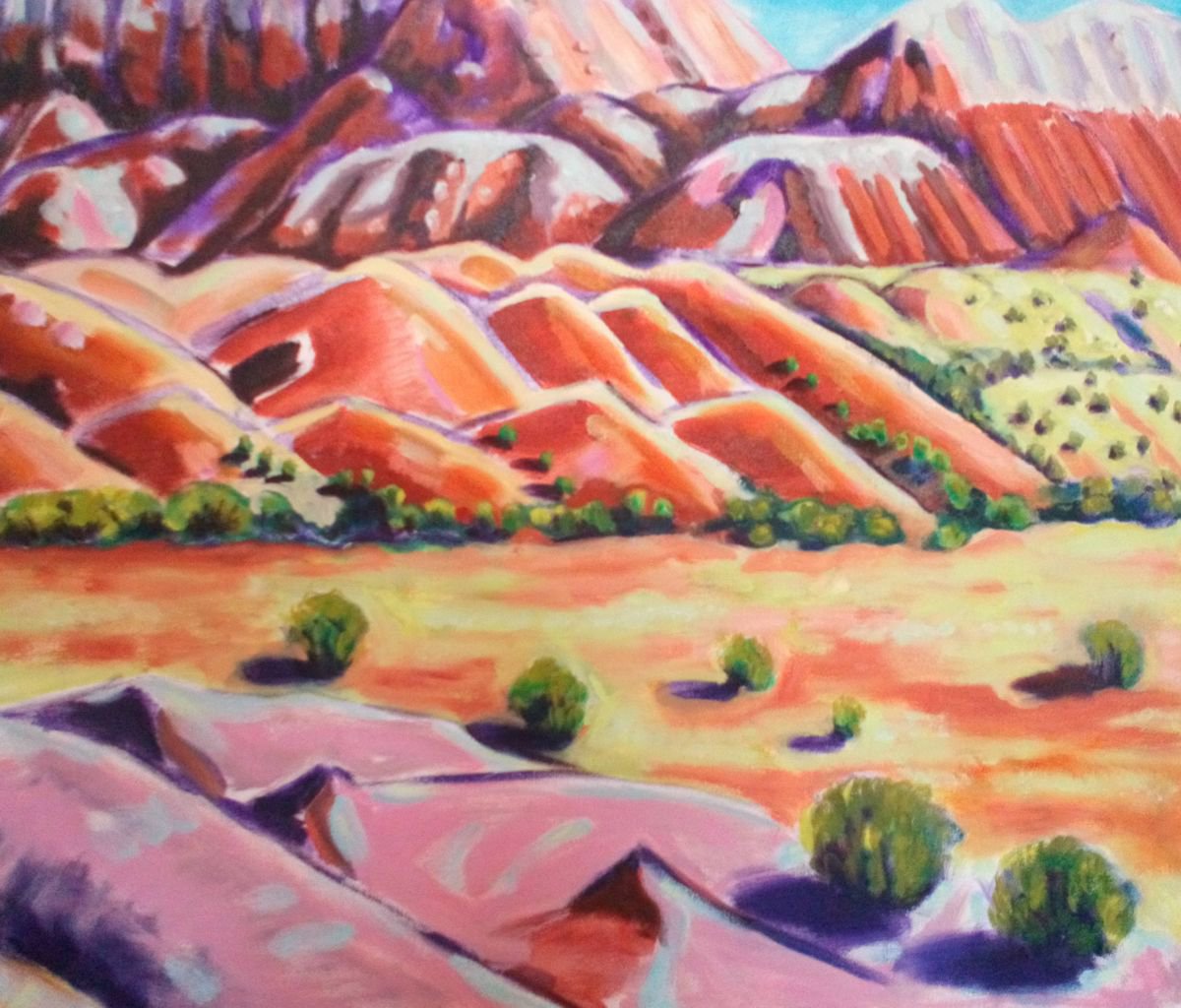 Ghost Ranch By Lorie Schackmann, 28 X 24, Artwork For Sale On Artfinder