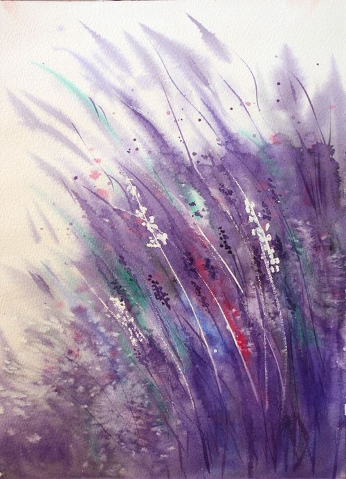 Lavender I /  ORIGINAL PAINTING by Salana Art Gallery
