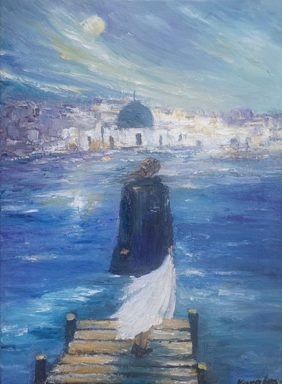 Looking at the sea