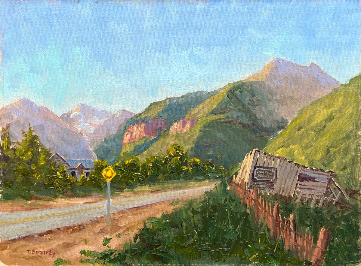 Welcome to Telluride Landscape by Tatyana Fogarty