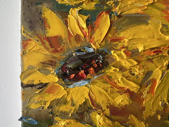 Sunflowers dark