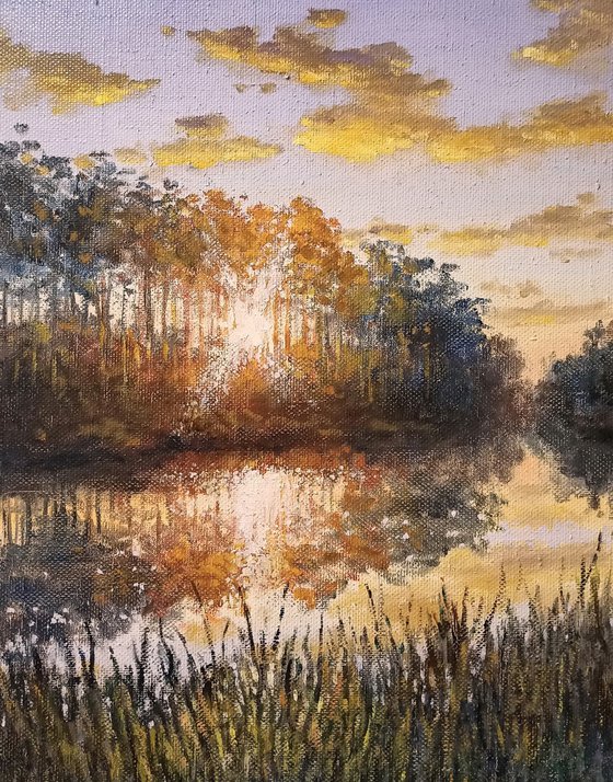 Golden clouds