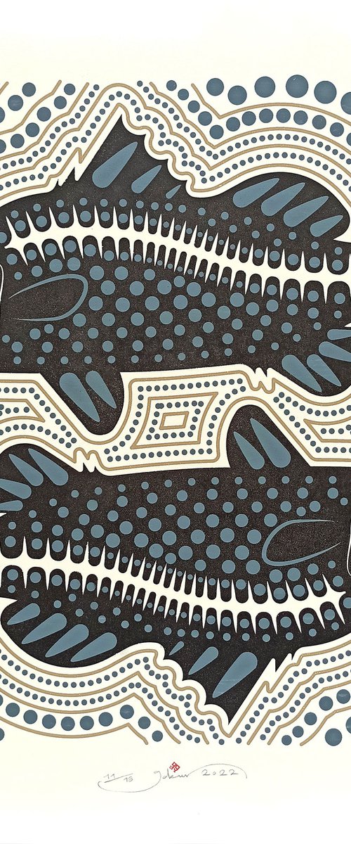 Aboriginal Barramundi by Gökhan Okur