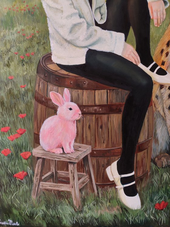 Cheerful allegory of an old company