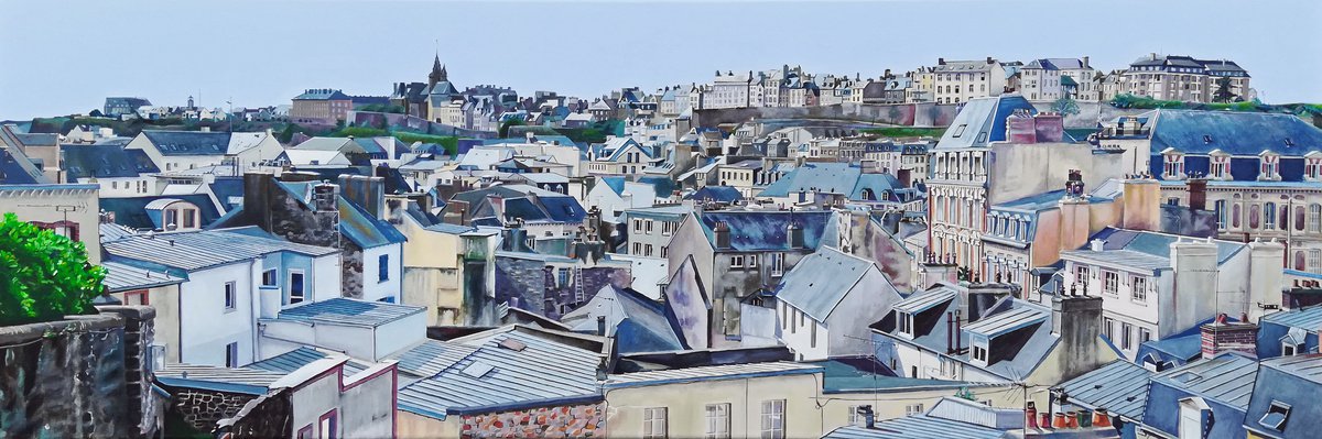 GRANVILLE vue depuis Saint Paul by Peter Nagy